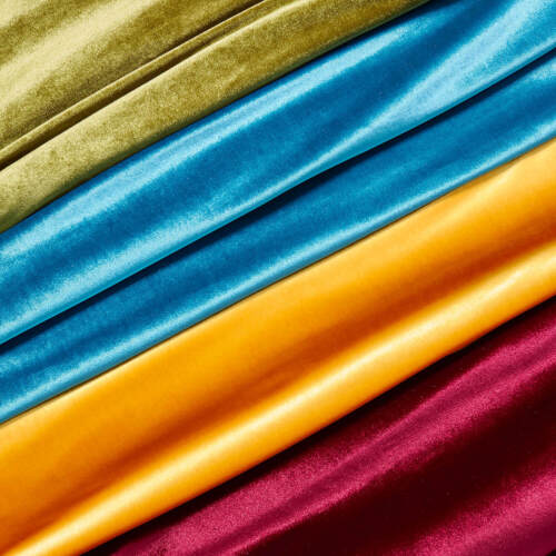 Stretch Velvet Fabric 60” Wide by the Yard for Sewing Apparel Costumes Craft