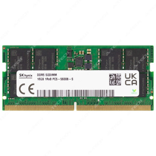 Hynix 16GB DDR5-5600 SODIMM HMCG78AGBSA092N HMCG78AGBSA095N Laptop Memory RAM