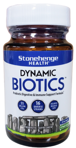 Dynamic BIOTICS Stonehenge Probiotic Immune Support Digestive IBS Gut Immune