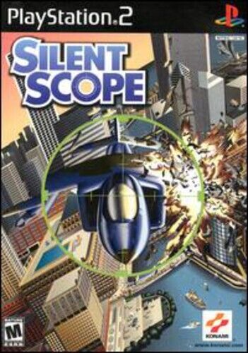 SILENT SCOPE SONY PLAYSTATION 2 PS2 GAME NEW SEALED BUT MISSING PLASTIC WRAP CIB