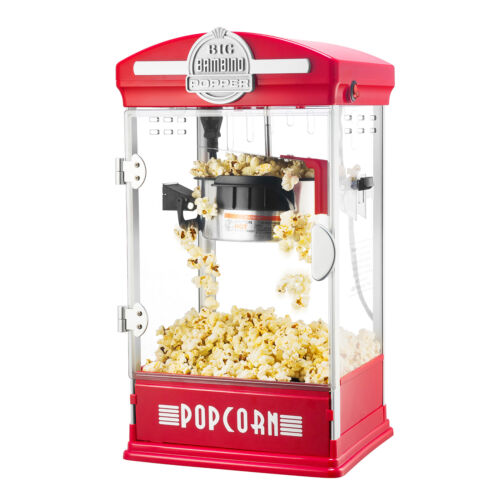 Counter Top Retro Style 4 Ounce Home Big Red Popcorn Machine