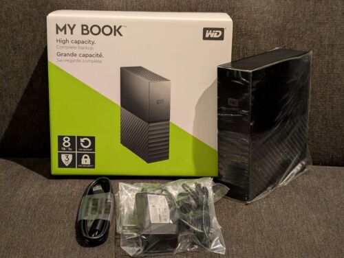 Western Digital – My Book 8TB External Hard Drive 7200rpm WDBBGB0080HBK-NESN