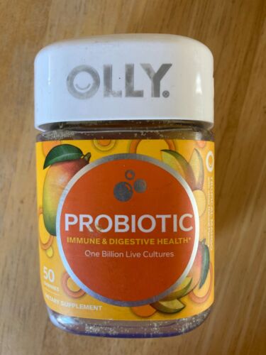 OLLY Probiotic 50 Gummies, Immune and Digestive Support Tropical Mango