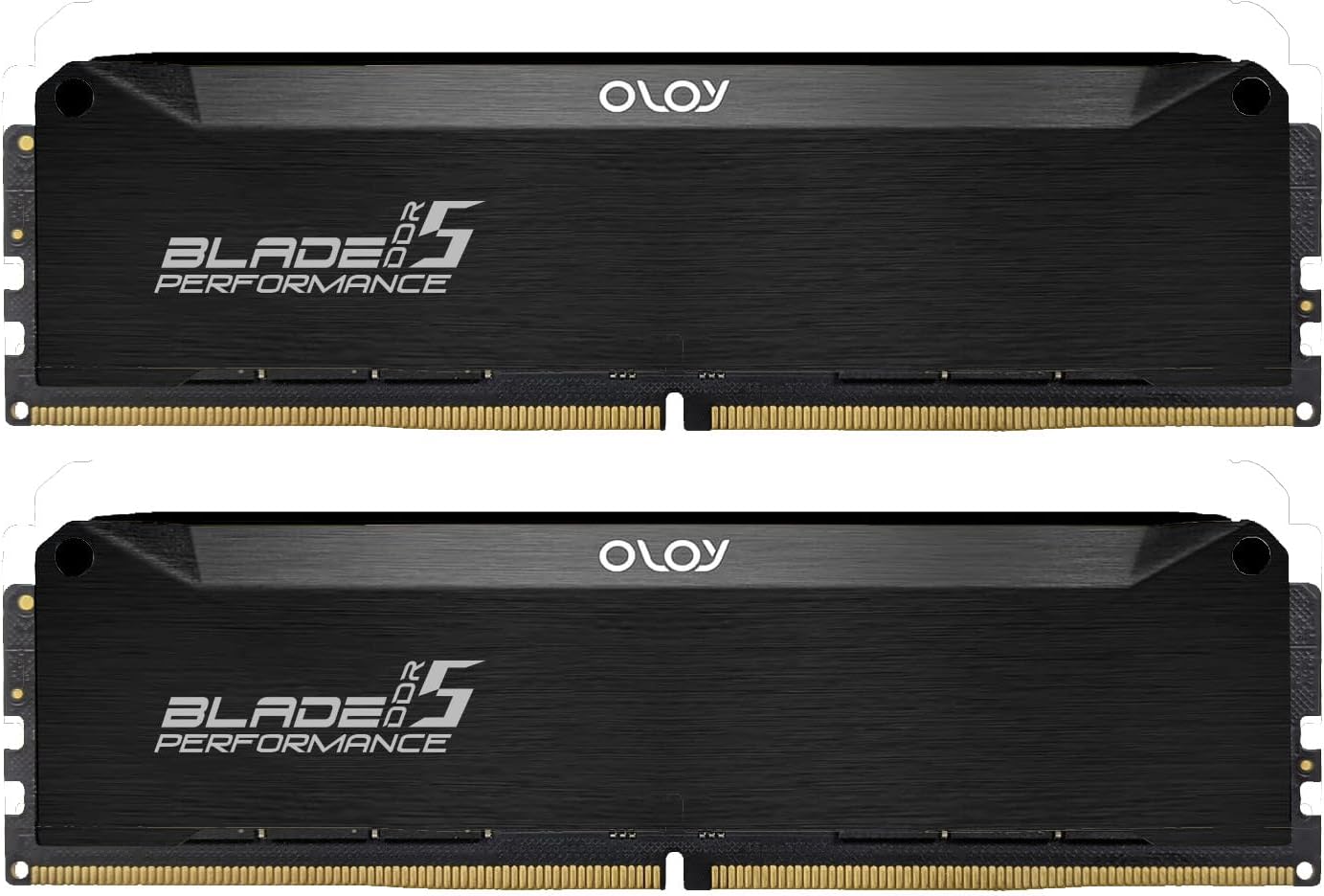 OLOy DDR5 RAM 32GB (2x16GB) Black Hairline Blade 6000 MHz CL30 1.4V Gaming UDIMM (MD5U1660306BRLDA)