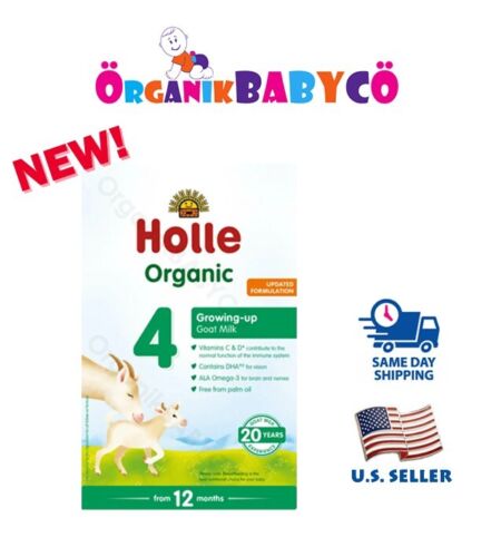 HOLLE 4 GOAT Organic Baby Formula from 12 MONTHS – Free Shipping!