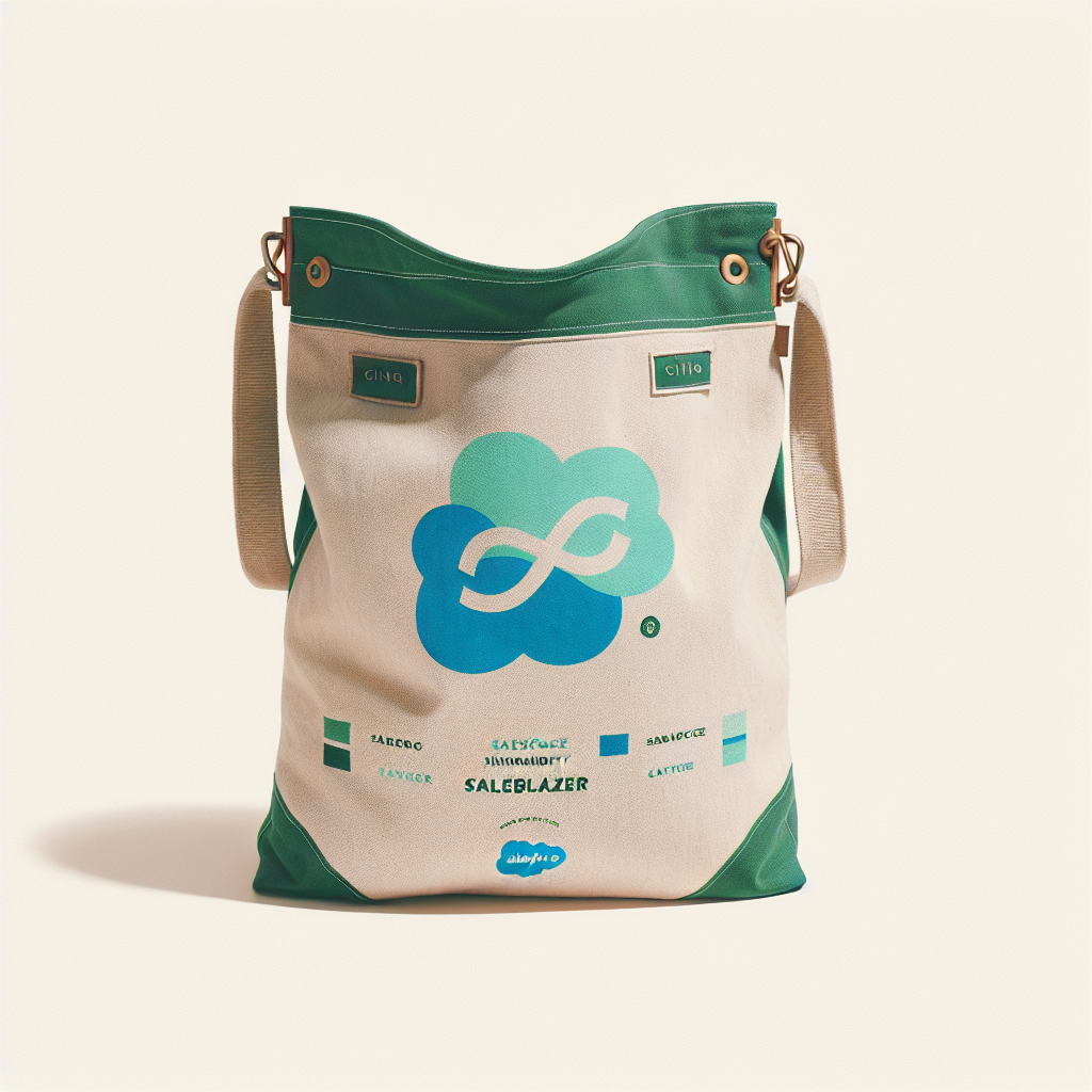 A Sustainable Shopping Solution: The Versatile Salesforce Salesblazer Recycled Cotton Cinch Bag