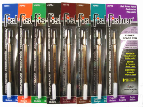 8 Value PACK Multi Color Parker Style Refills by Fisher Space Pen SPR12345689