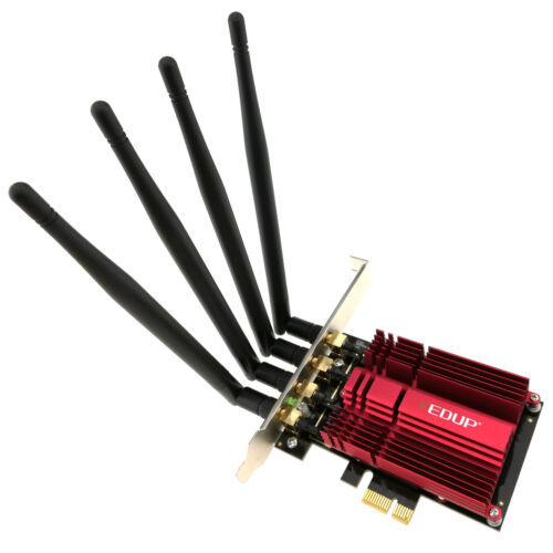 Desktop PCI-e Wireless Network Adapter AC WiFi Dual Band 1900Mbps 2.4GHz 5GHz BT