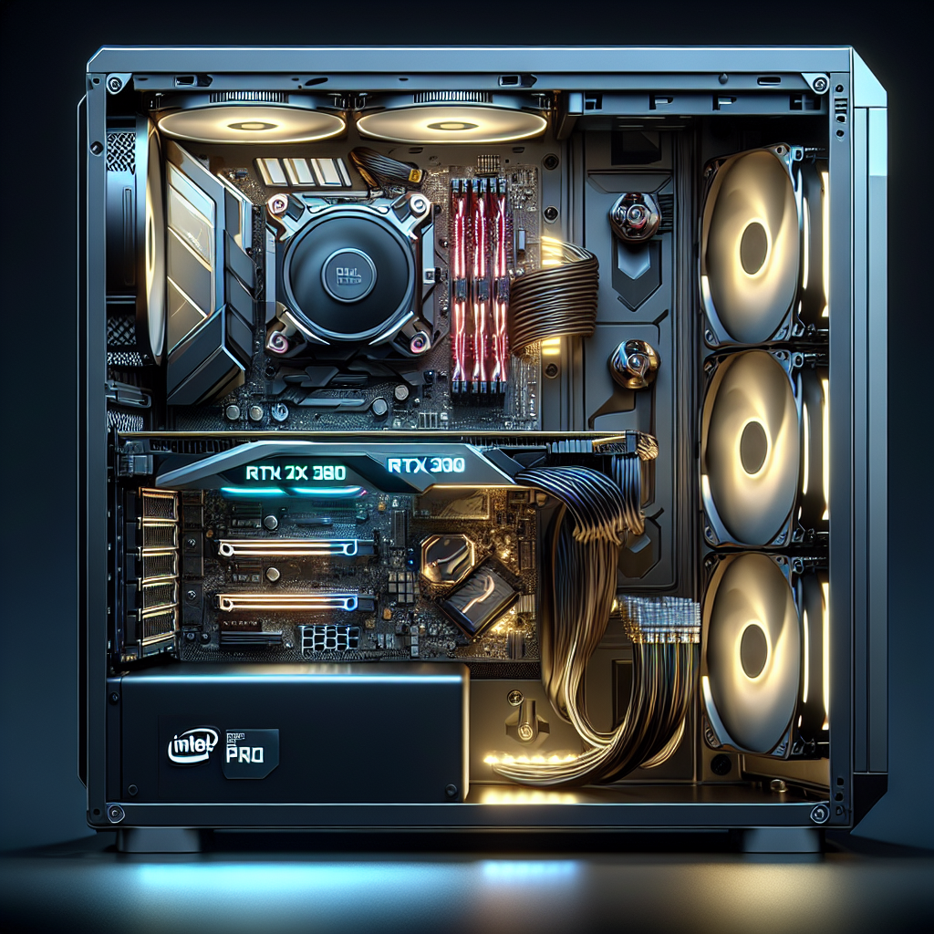 Unleashing the Power: High Performance Gaming PC Featuring INTEL 8 CORE 4.5GHz, 64GB RAM, RTX 3080, and Windows 11 Pro