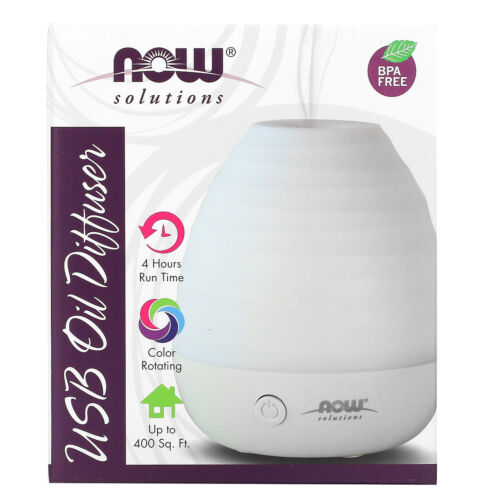 Now Foods Solutions Ultrasonic USB Oil Diffuser 1 Diffuser BPA-Free