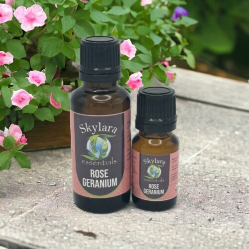 100% Pure Organic Rose Geranium Essential Oil Free Shipping