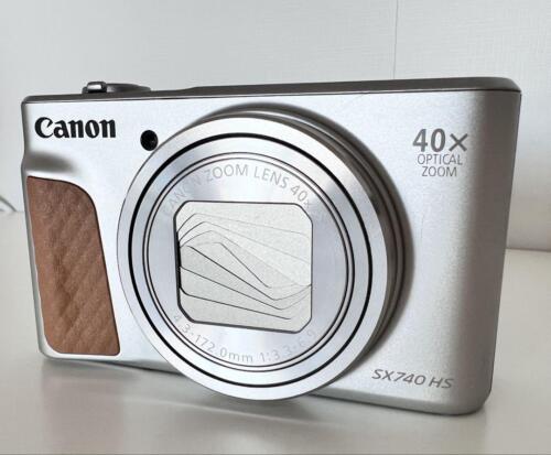 Canon PowerShot SX740 HS Silver 20.3MP 40x Optical Zoom Camera Digital