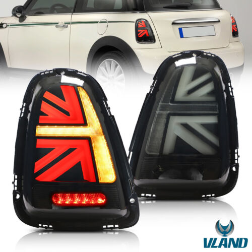 VLAND LED TailLights For BMW Mini Cooper R56 R57 R58 R59 2007-2013 w/Smoked Lens