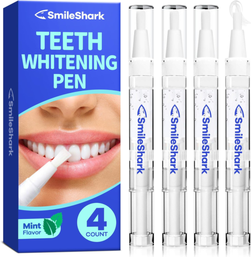 Teeth Whitening Pen (4 Count), No Sensitivity Teeth Whitening Gel, Effective Tee