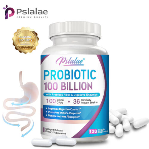 Probiotic 100 Billion – Gut Health, Relieve Gas and Bloating – with Prebiotic