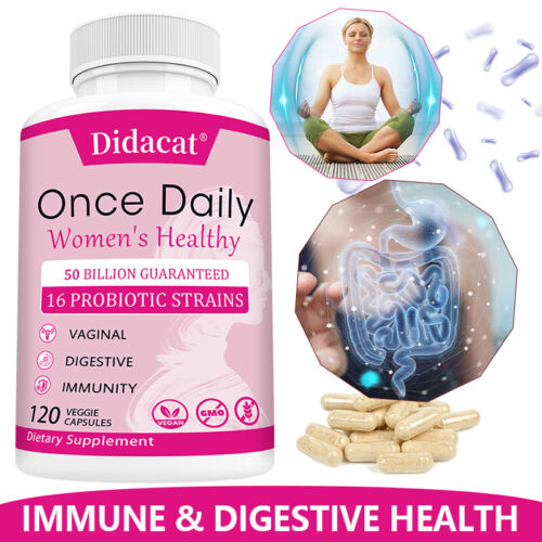 Once Daily Women’s Healthy Probiotics Capsules – Digestive, Intestinal Health