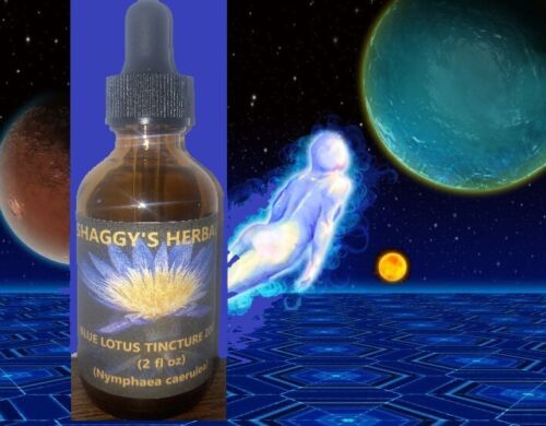 2oz Blue Lotus Tincture 200X Lily Nymphaea Caerulea Vegetable Glycerin Based