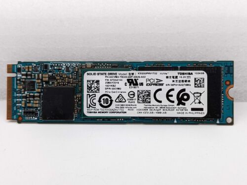 Toshiba XG6 KXG60PNV1T02 1TB M.2 SSD PCIe NVMe M2 Solid State Drive Dell 0WJ49C