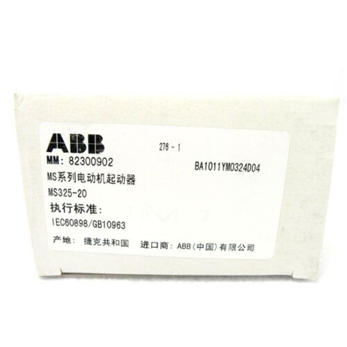 NEW ONE ABB MS325 MS325-20 Circuit Breaker 16-20A