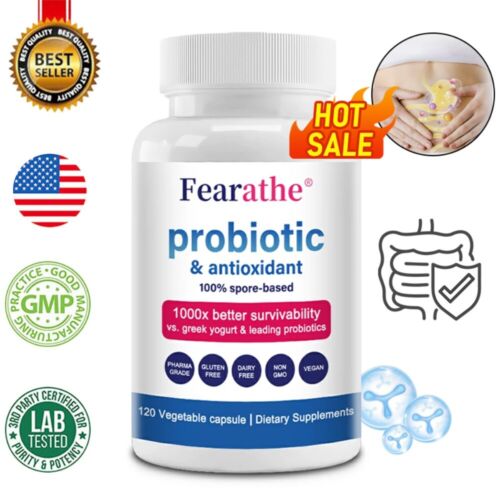 Probiotic & Antioxidant – Spore-Based Digestive and Immune Support – Gluten Free