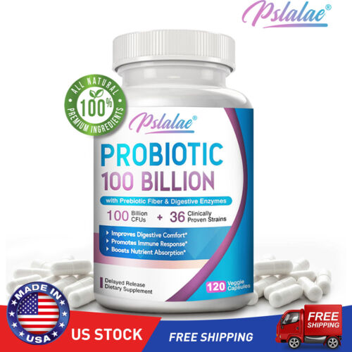 Probiotic 100 Billion 150mg – Support Digestive Health, Relieve Gas and Bloating