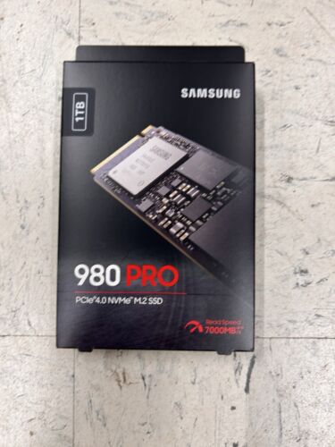 Samsung 980 PRO SSD  1TB  M.2 PCle 4.0 NVMe SSD MZ-V8P1T0B/AM