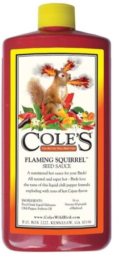 Cole’s FS16 Flaming Squirrel Seed Sauce, 16-Ounce