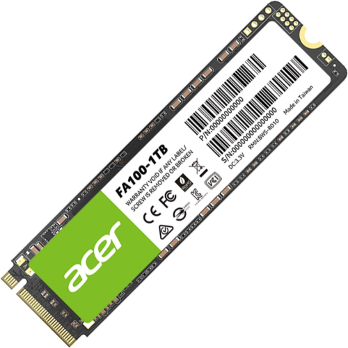 FA100 1TB M.2 SSD 2280 Nvme Gen3 X4 Internal Solid State Drive, up to 8 Gb/S, St