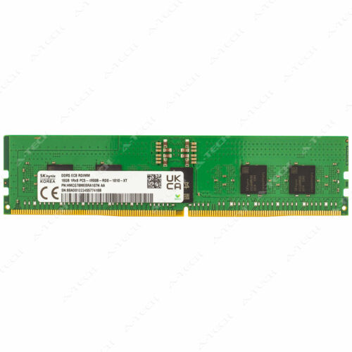 Hynix 16GB DDR5 4800 PC5-38400 1Rx8 EC8 RDIMM Server Memory RAM HMCG78MEBRA107N