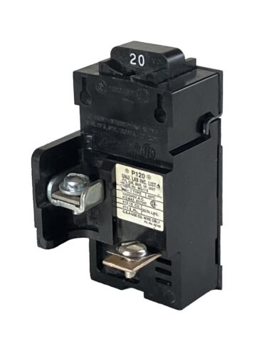 Bulldog P120, 20 Amp, 120 Volt, 1 Pole Pushmatic Circuit Breaker- WARRANTY