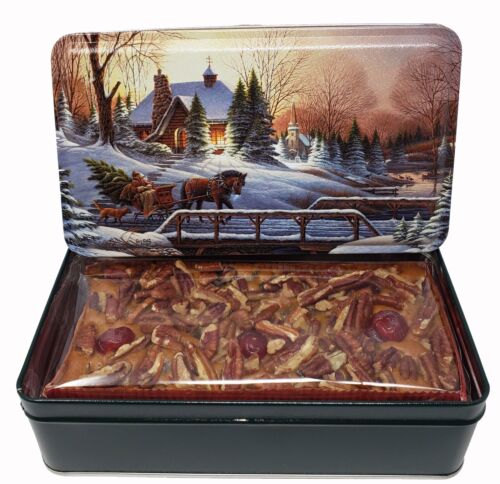 Jane Parker Classic Light Fruit Cake 16 Ounce Holiday Tin FRESH FREE SHIPPING!