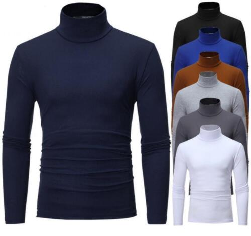 Men Blouse Base Layer Shirts Warm Top Mock Neck Shirt Turtleneck Tops Outdoor