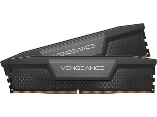 CORSAIR VENGEANCE DDR5 RAM 32GB (2x16GB) 5200MHz Black CMK32GX5M2B5200C40