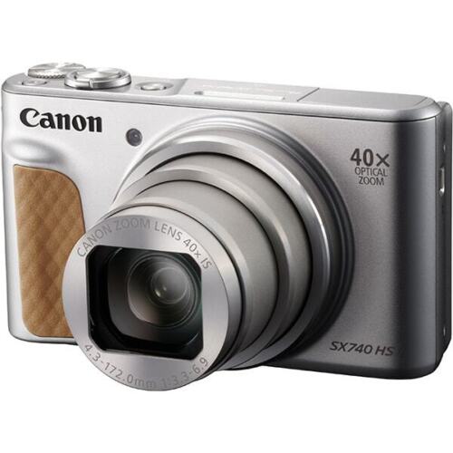 Canon PowerShot SX740 HS Compact Digital Camera Silver 20.3MP 4K Bluetooth New