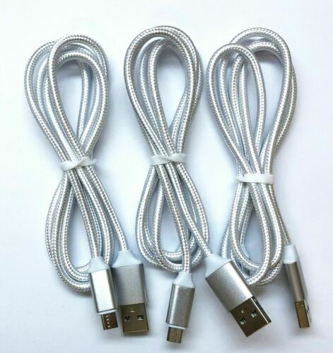 3X Micro USB Charger Fast Charging Cable Cord For Android Tablet Cell Phone