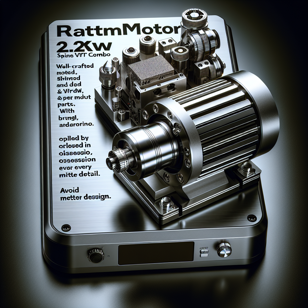 Upgrade Your CNC Setup with the RATTMMOTOR 2.2KW Spindle Motor and VFD Combo