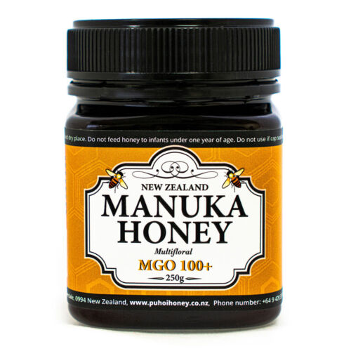 New Zealand 100% Pure Manuka Honey MGO 100+ 250g (8.8oz)