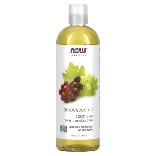 Now Foods Solutions Grapeseed Oil 16 fl oz 473 ml All-Natural