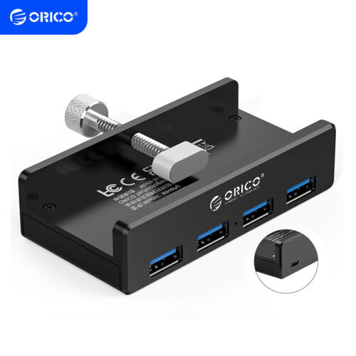 ORICO USB 3.0 Hub Aluminum 4Port USB Splitter Powered USB Hub for Monitors/