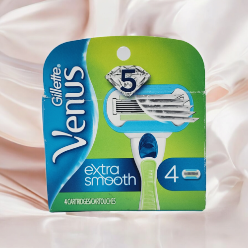 Gillette Venus Extra Smooth Razor Refill Cartridges – 4 Count | Long-Lasting