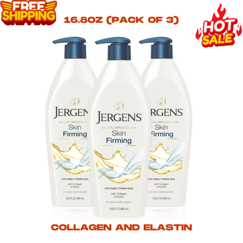 Jergens Skin Firming Body Lotion for Dry to Extra Dry Skin,Skin Tightening Cream