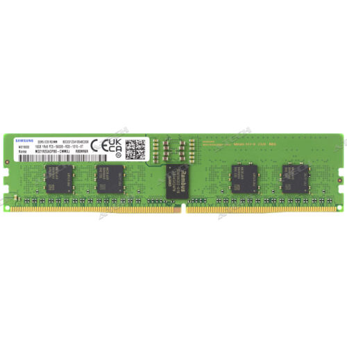 Samsung 16GB 1Rx8 DDR5 5600MHz EC8 RDIMM PC5-44800 Memory RAM (M321R2GA3PB0-CWM)