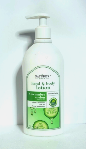 NATURE’S ENVY HANDS AND BODY MOISTURIZING CUCUMBER MELON LOTION (Pack 1)