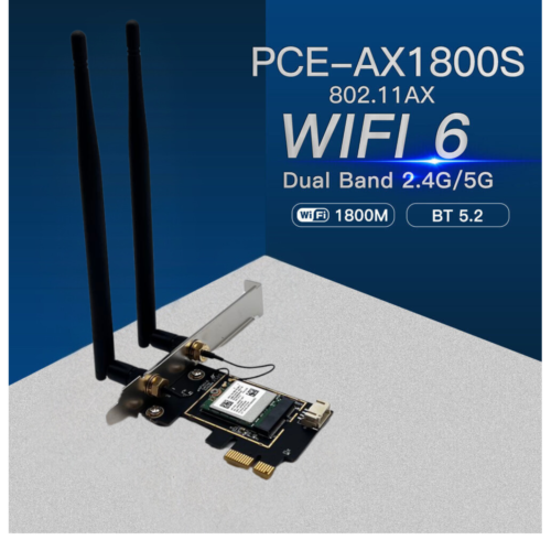 AX3000 Mini PCIE WiFi 6 802.11ax WiFi Bluetooth 5.2 Network Card forPC AX200