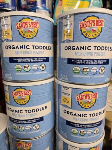 Lot Of 4 EARTH’S BEST ORGANIC Toddler Milk Based Powder 21oz Expires 04/03/2026