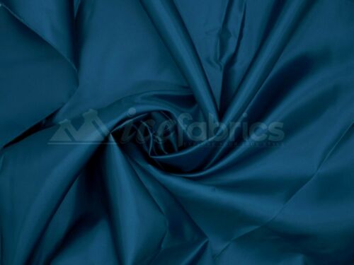 Teal Bridal Satin Fabric Silky By The Yard- Soft Thick Satin-