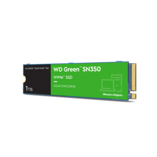 Western Digital 1TB WD Green SN350 NVMe Internal SSD, QLC – WDS100T3G0C-00AZL0