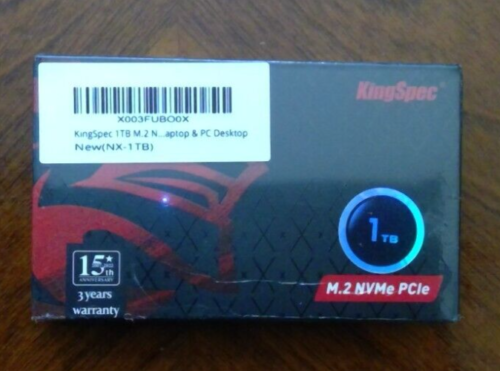 KingSpec SSD M.2 nvme 2280 Built-In Solid-State Drive Sata 1TB