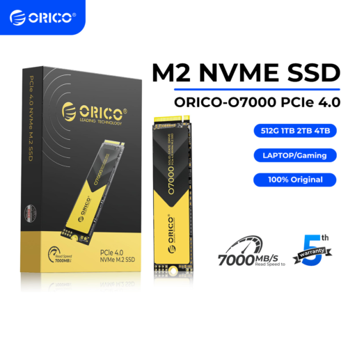 ORICO 2TB M.2 NVMe 2280 Internal Gaming SSD PCIe 4.0×4 Hard Drive 7000MB/s