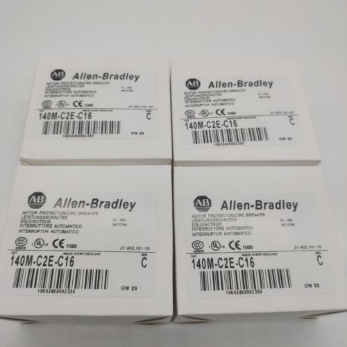 New AB 140M-C2E-C16 Allen Bradley 140M-C2E-C16 Circuit Breaker Motor Protection